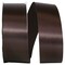 Florist Ribbons --- 1 ⅞ inch x 100 yards --- Satin / Acetate Supreme Cooler Ribbon -- Chocolate Brown Color
